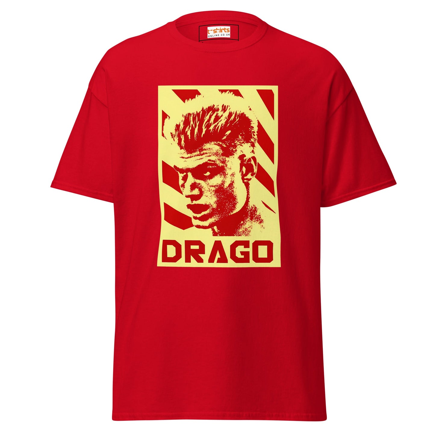 Drago T-Shirt | Boxing Tee - Red - T-Shirts Online