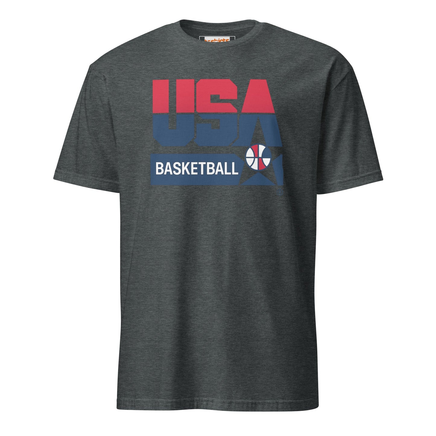 Dream Team '92 T-Shirt | USA Basketball Tee - Dark Heather - T-Shirts Online