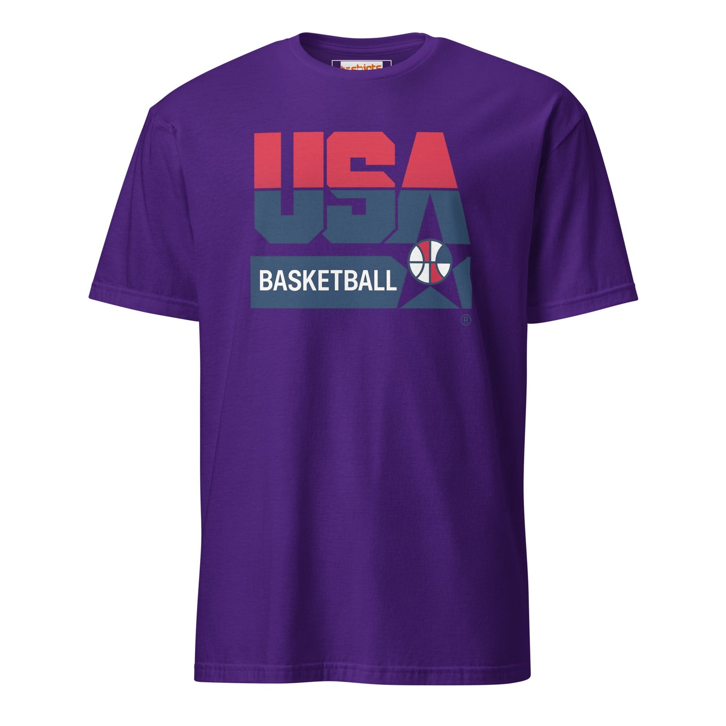 Dream Team '92 T-Shirt | USA Basketball Tee - Purple - T-Shirts Online