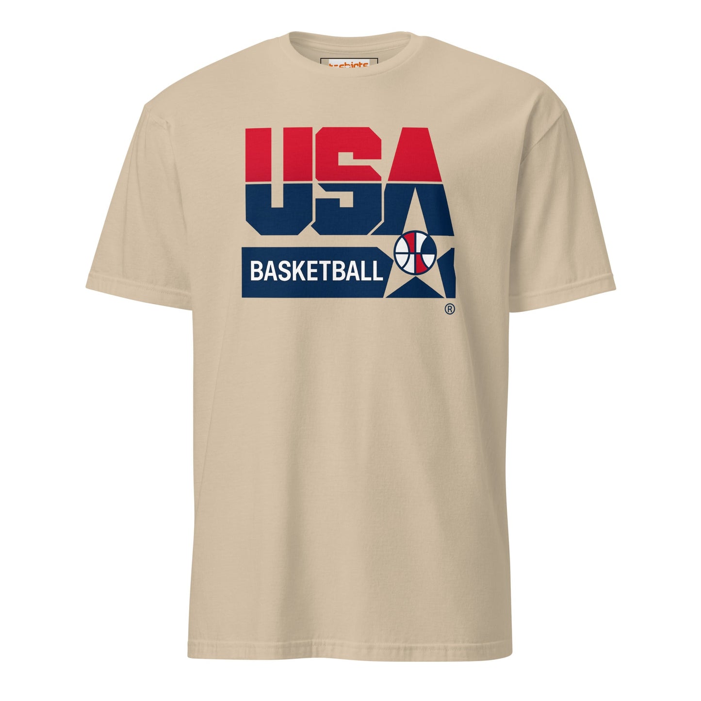Dream Team '92 T-Shirt | USA Basketball Tee - Sand - T-Shirts Online