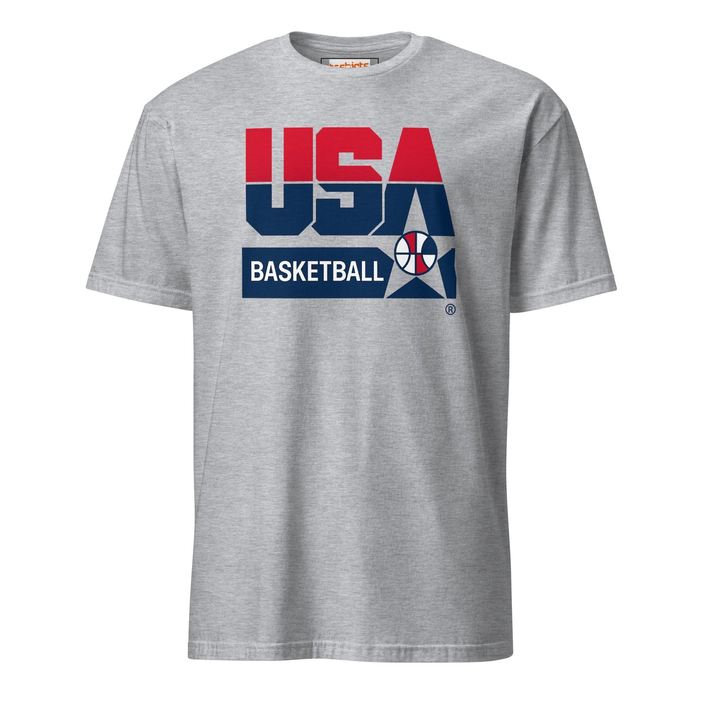Dream Team '92 T-Shirt | USA Basketball Tee - Sport Grey - T-Shirts Online