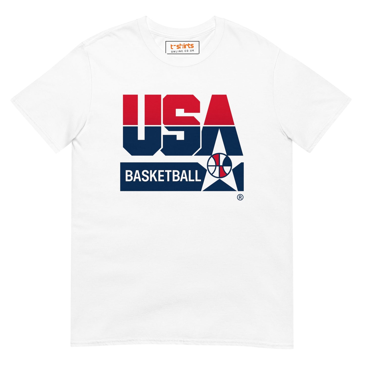 Dream Team '92 T-Shirt | USA Basketball Tee - White - T-Shirts Online