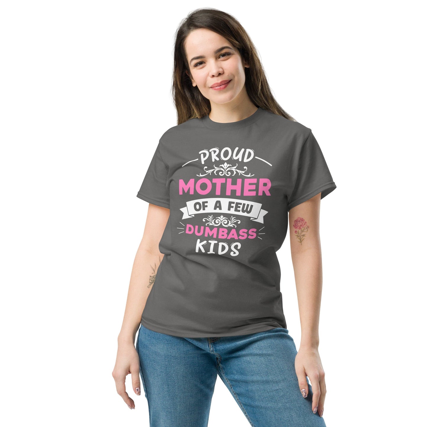 Dumbass Kids | Mother's Day T-Shirt - Black - T-Shirts Online