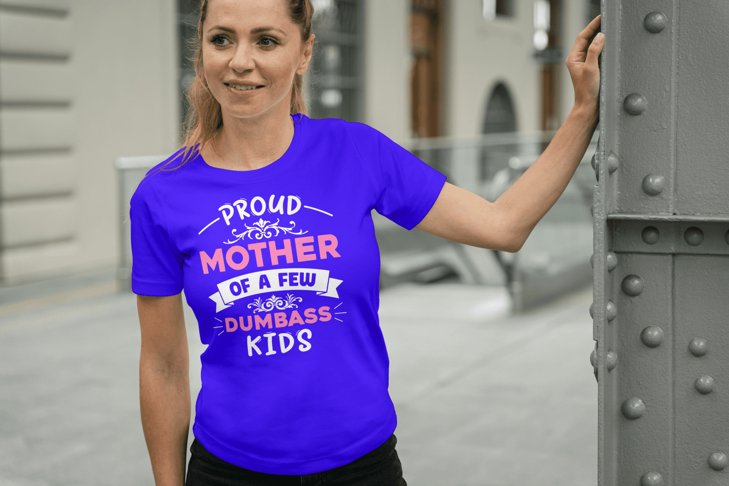 Dumbass Kids | Mother's Day T-Shirt - Black - T-Shirts Online