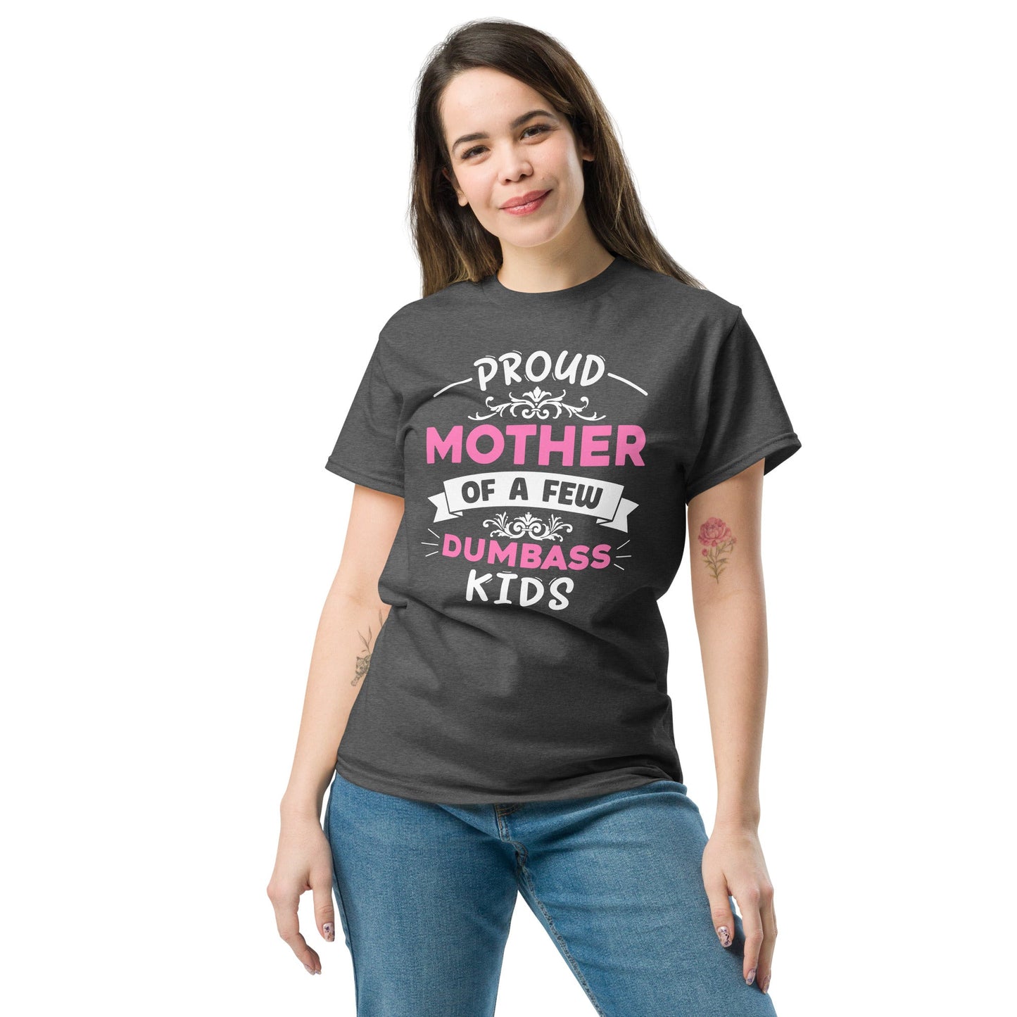 Dumbass Kids | Mother's Day T-Shirt - Black - T-Shirts Online