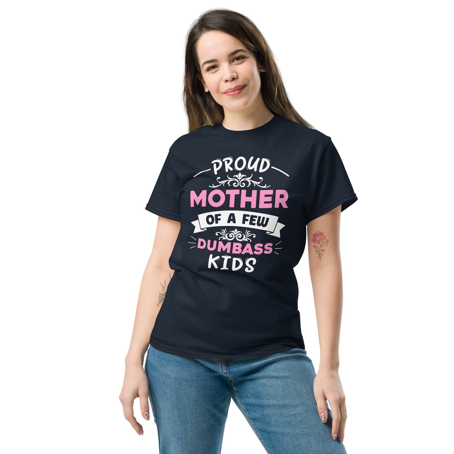 Dumbass Kids | Mother's Day T-Shirt - Black - T-Shirts Online