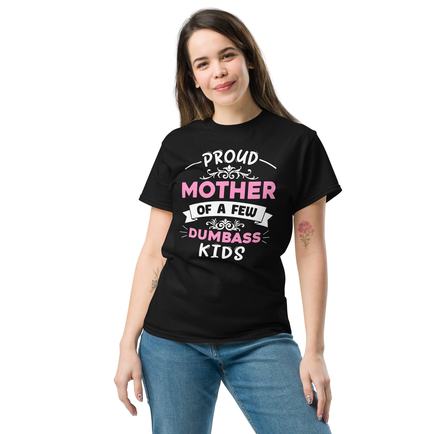 Dumbass Kids | Mother's Day T-Shirt - Black - T-Shirts Online