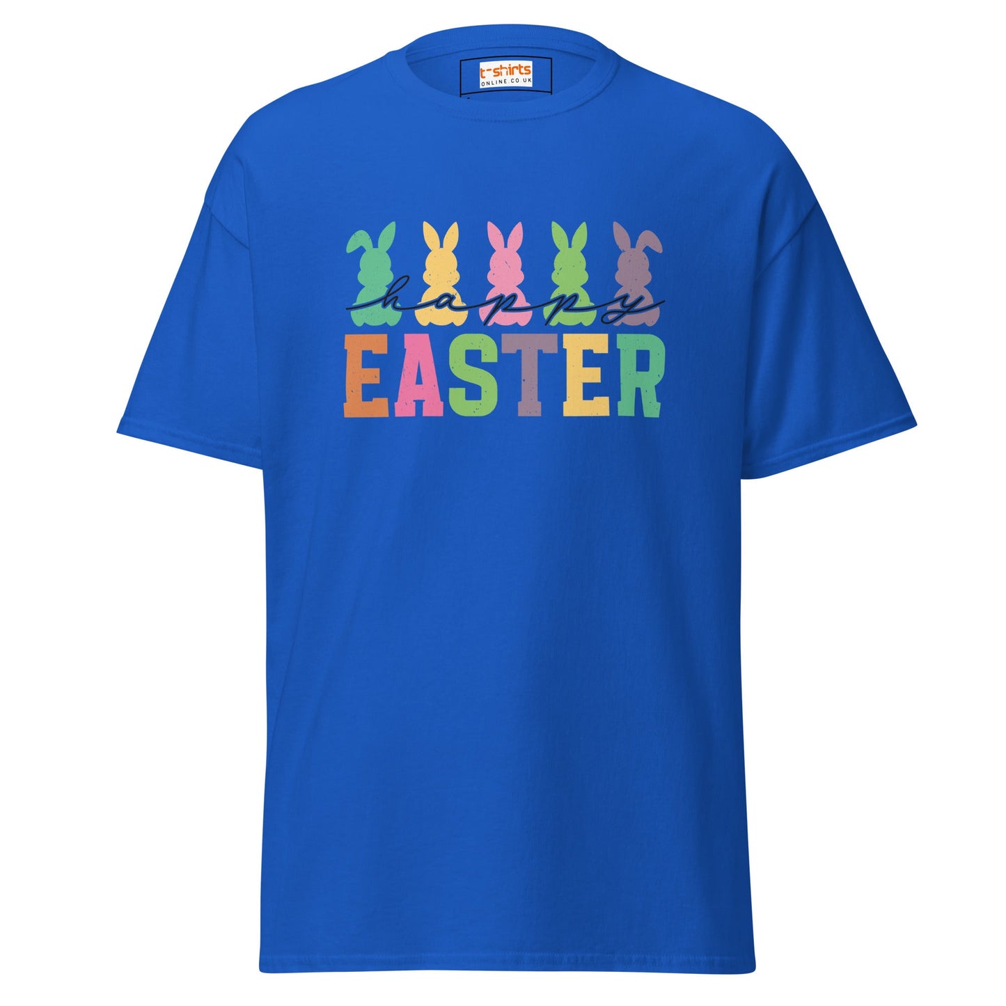 Easter Happy | Easter T-Shirt - Royal - T-Shirts Online