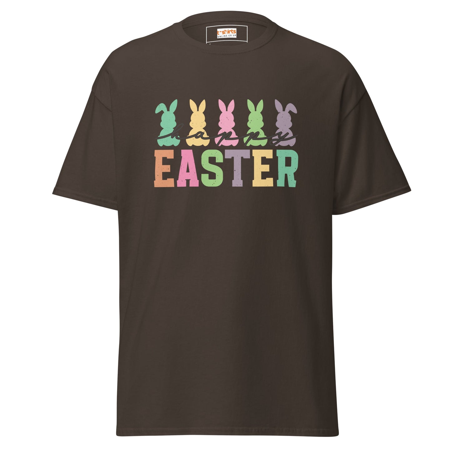 Easter Happy | Easter T-Shirt - Dark Chocolate - T-Shirts Online