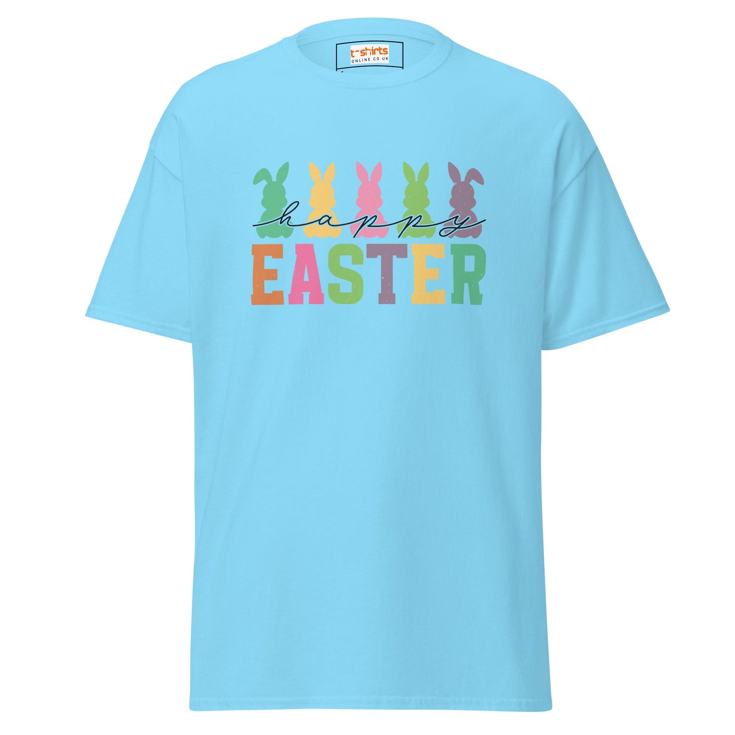 Easter Happy | Easter T-Shirt - Sky - T-Shirts Online