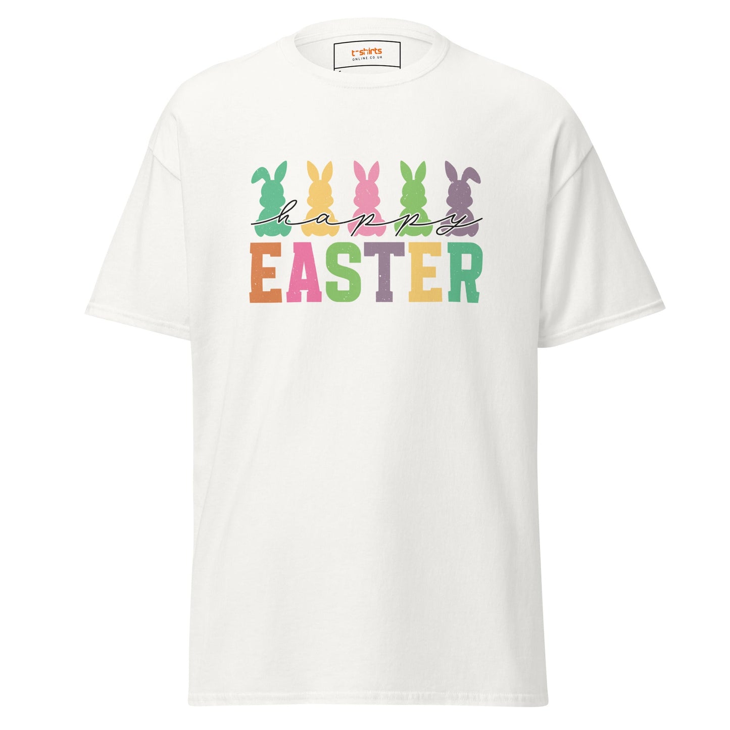 Easter Happy | Easter T-Shirt - White - T-Shirts Online