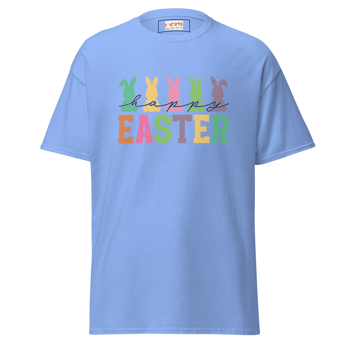 Easter Happy | Easter T-Shirt - Carolina Blue - T-Shirts Online