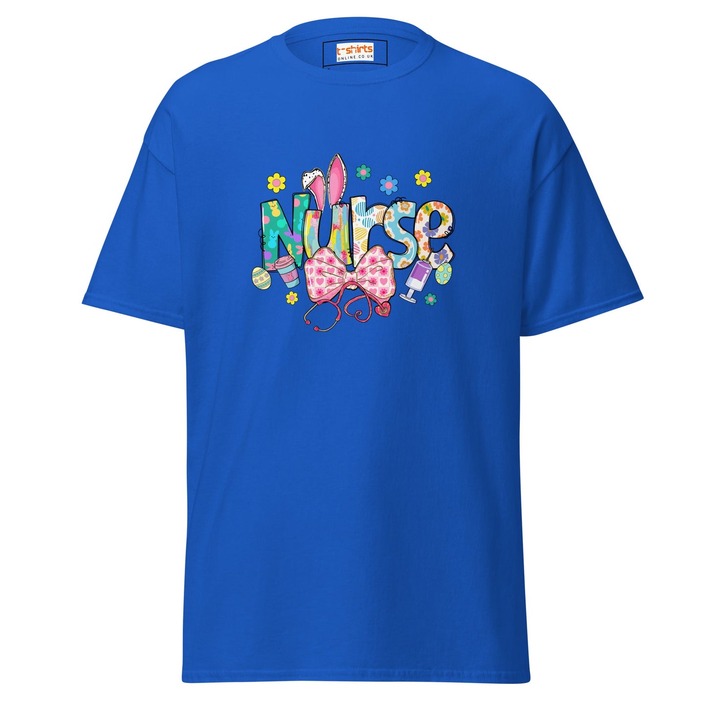 Easter Nurse | Nurse T-Shirt - Royal - T-Shirts Online