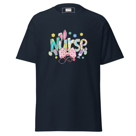 Easter Nurse | Nurse T-Shirt - Navy - T-Shirts Online