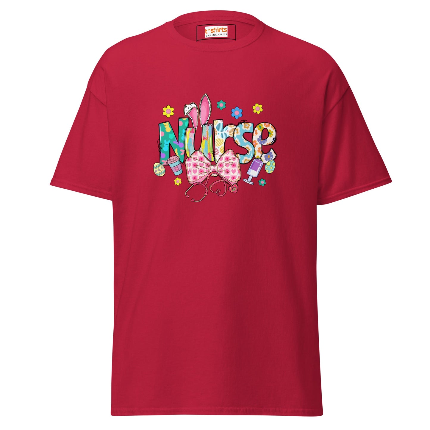 Easter Nurse | Nurse T-Shirt - Cardinal - T-Shirts Online