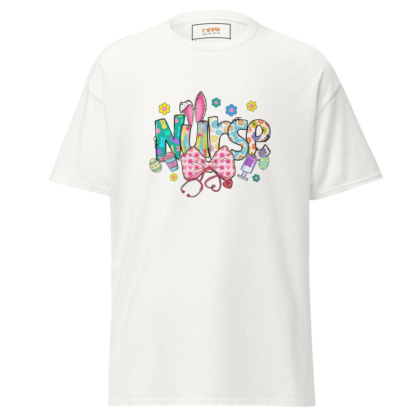 Easter Nurse | Nurse T-Shirt - White - T-Shirts Online