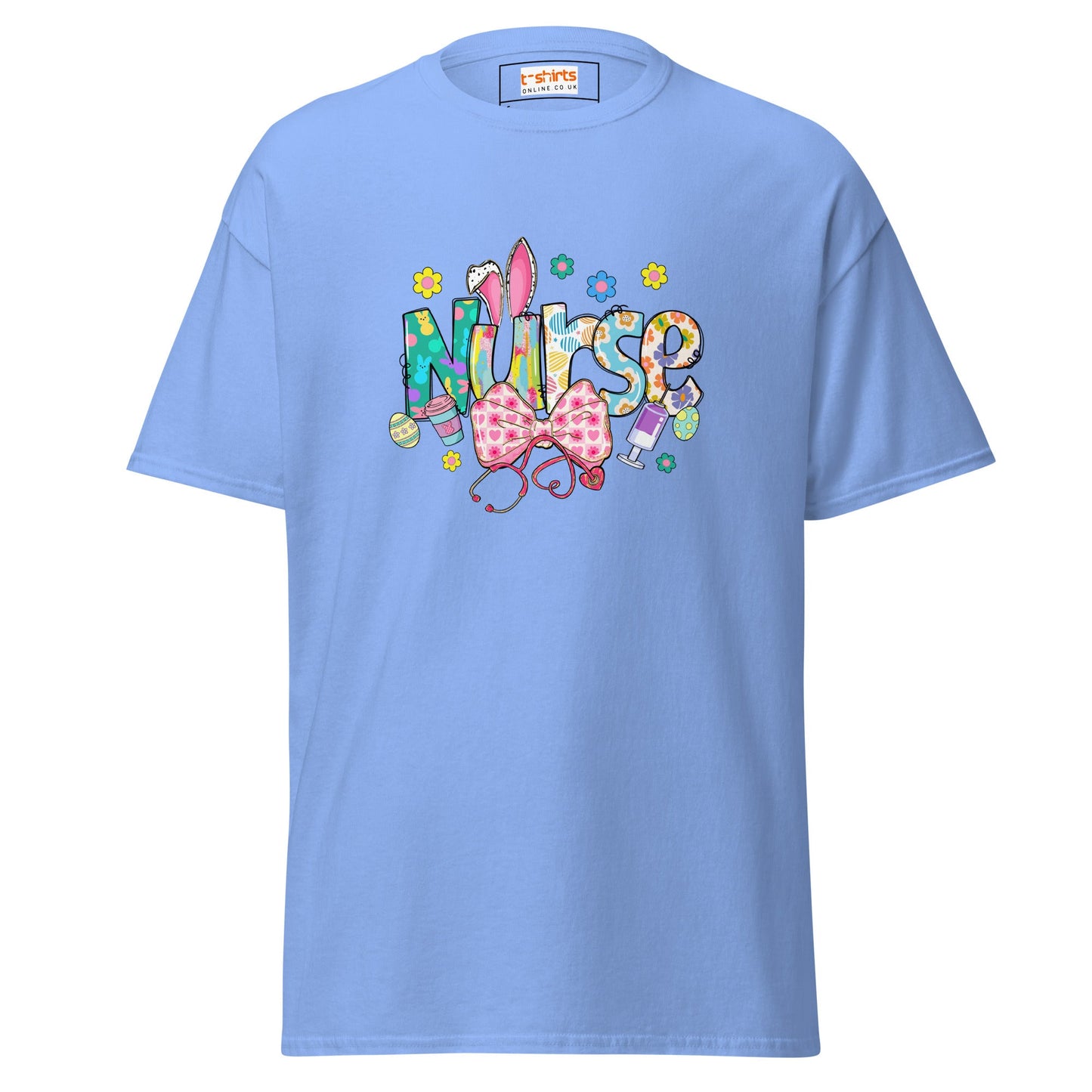Easter Nurse | Nurse T-Shirt - Carolina Blue - T-Shirts Online