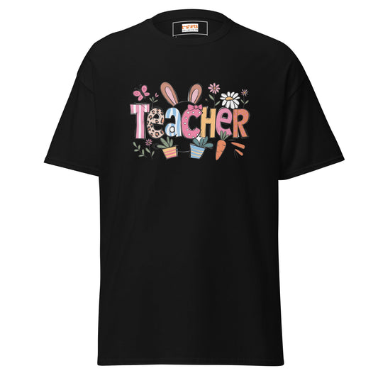 Easter Teacher | Easter T-Shirt - Black - T-Shirts Online