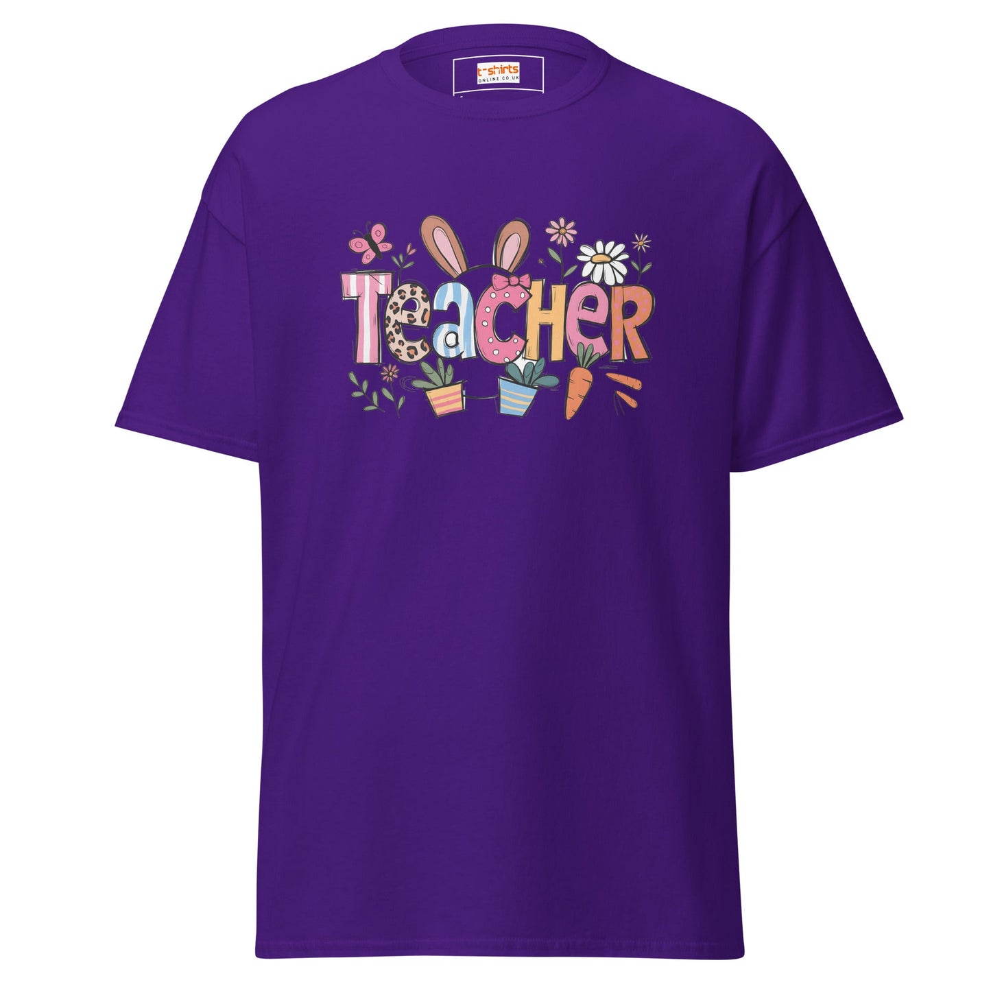 Easter Teacher | Easter T-Shirt - Purple - T-Shirts Online