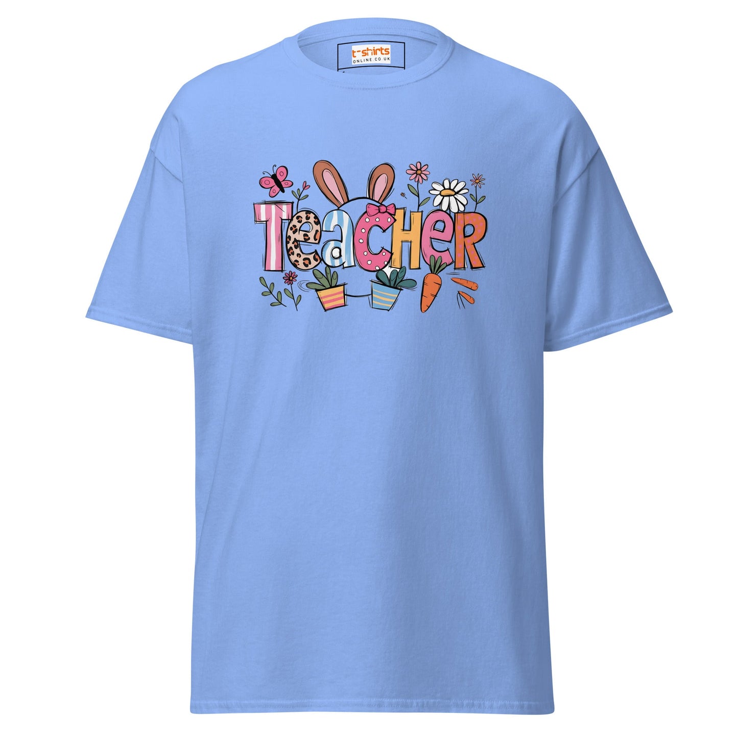Easter Teacher | Easter T-Shirt - Carolina Blue - T-Shirts Online