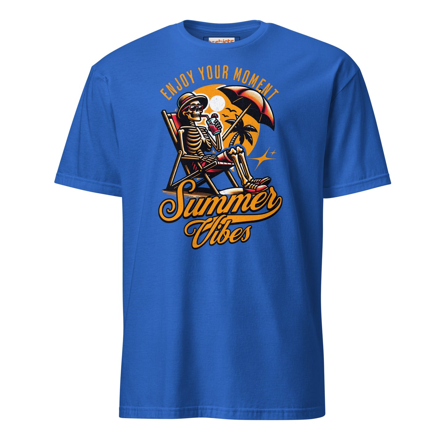 Enjoy Your Moment T-Shirt - Summer Vibes Tee - Royal - T-Shirts Online