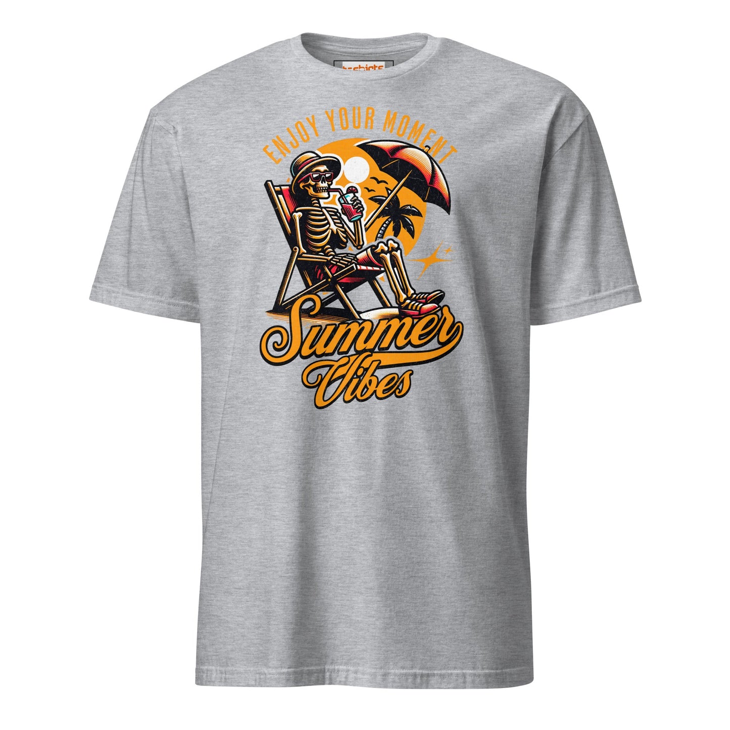 Enjoy Your Moment T-Shirt - Summer Vibes Tee - Sport Grey - T-Shirts Online