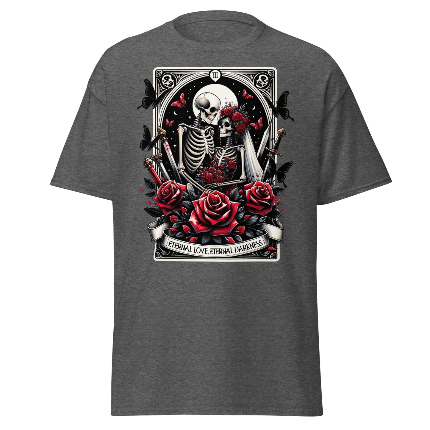 'Eternal Darkness' Tarot | Tarot Card T-Shirt - Dark Heather - T-Shirts Online