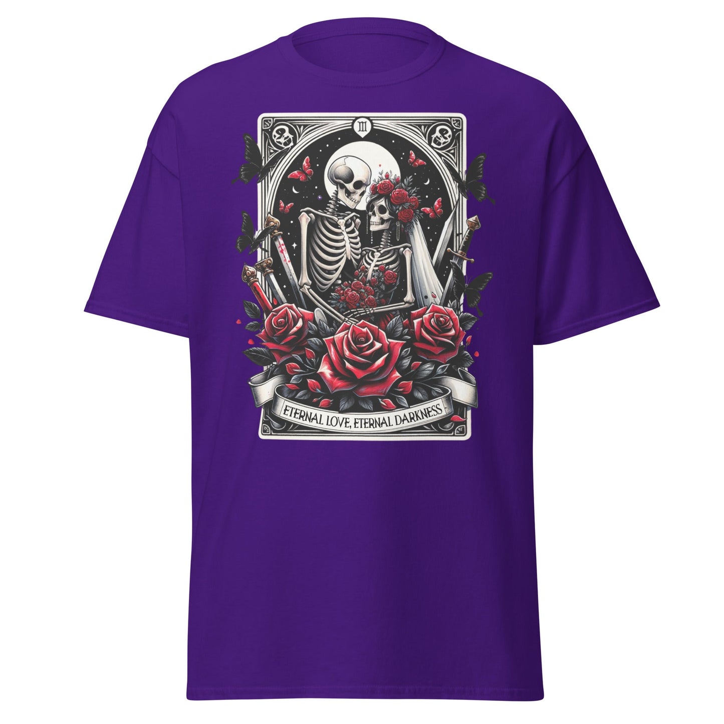 'Eternal Darkness' Tarot | Tarot Card T-Shirt - Purple - T-Shirts Online