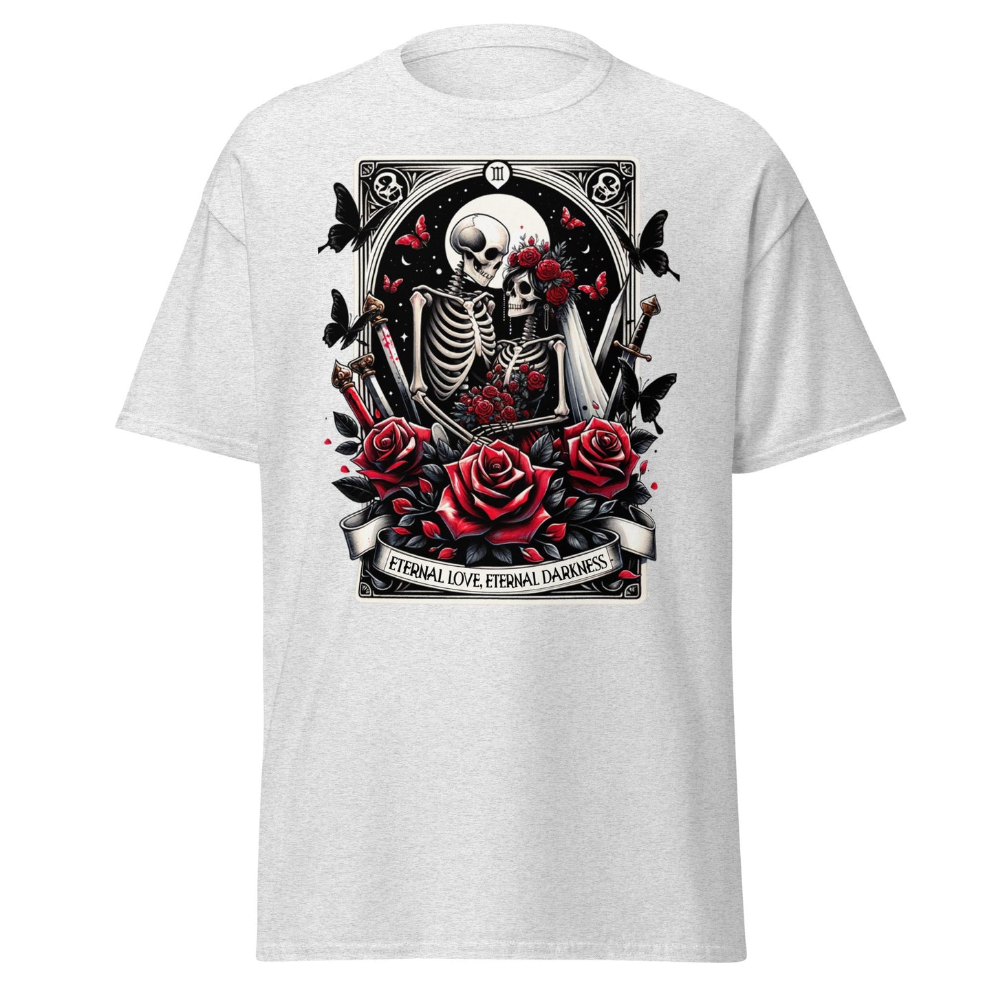 'Eternal Darkness' Tarot | Tarot Card T-Shirt - Ash - T-Shirts Online