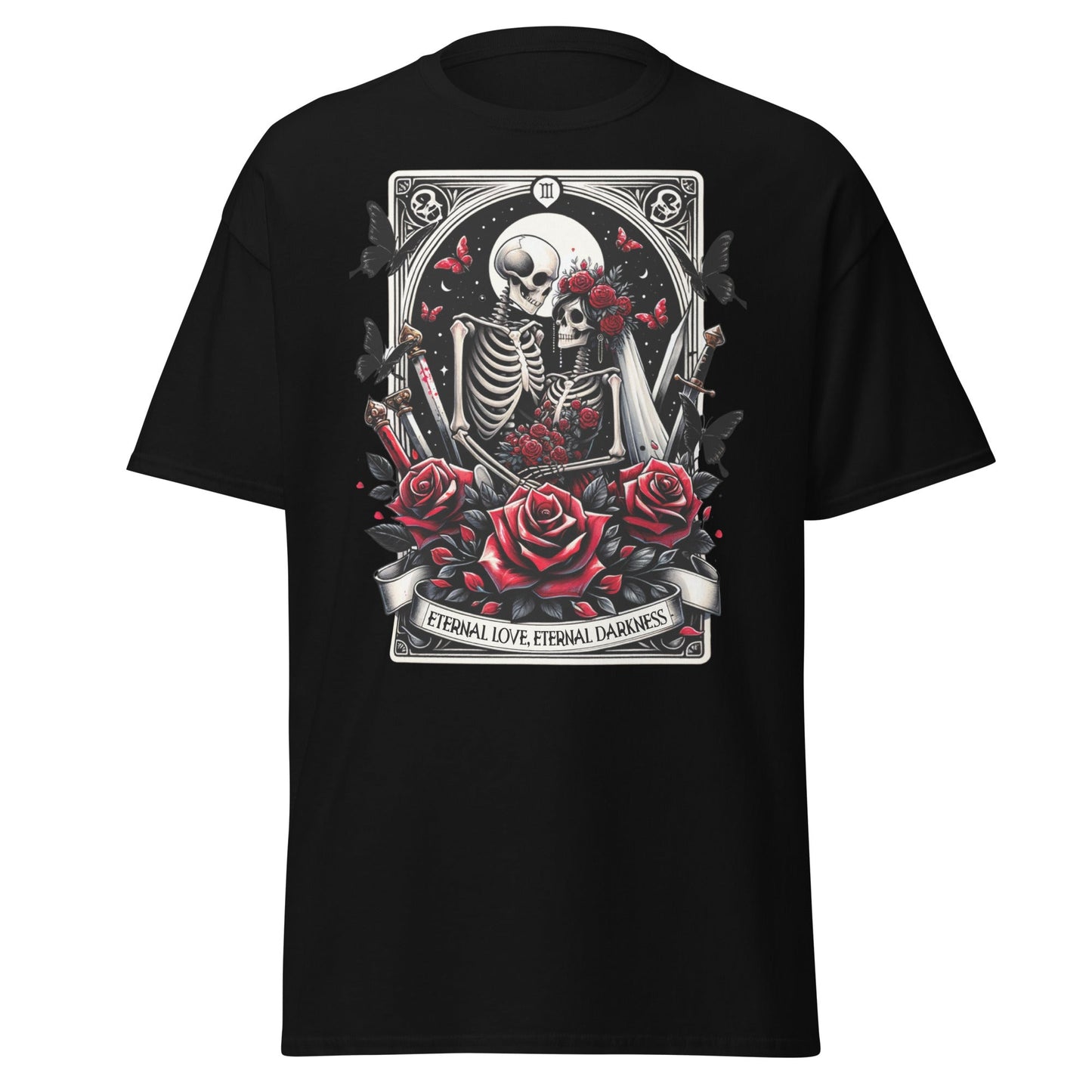 'Eternal Darkness' Tarot | Tarot Card T-Shirt - Black - T-Shirts Online