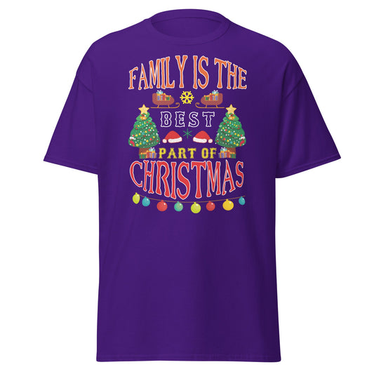 Family Is The Best Part Of Christmas T-Shirt - Purple - T-Shirts Online