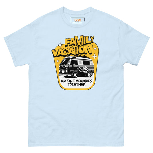 Family Vacation T-Shirt | Making Memories Together - Light Blue - T-Shirts Online
