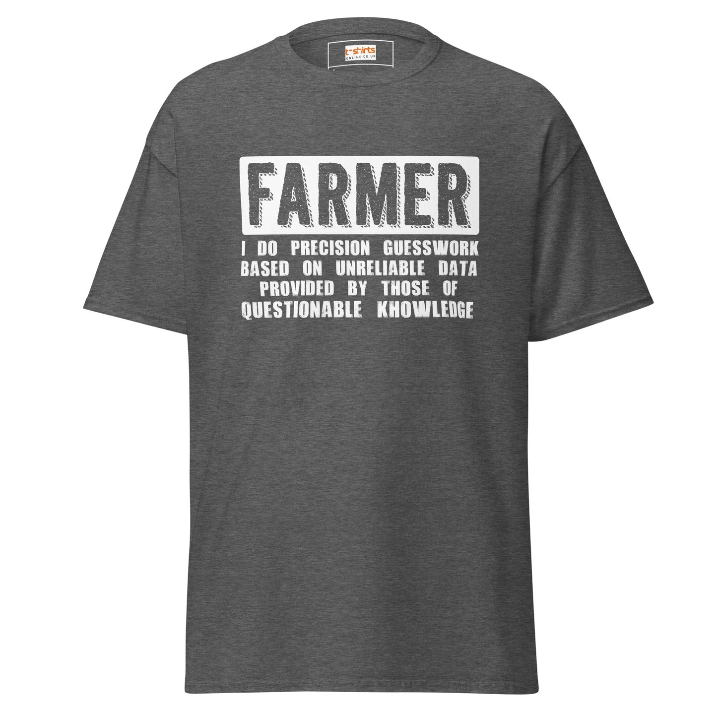 Farmer I Do | Farmer T-Shirt - Dark Heather - T-Shirts Online