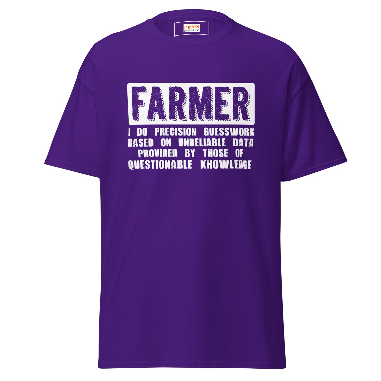 Farmer I Do | Farmer T-Shirt - Purple - T-Shirts Online
