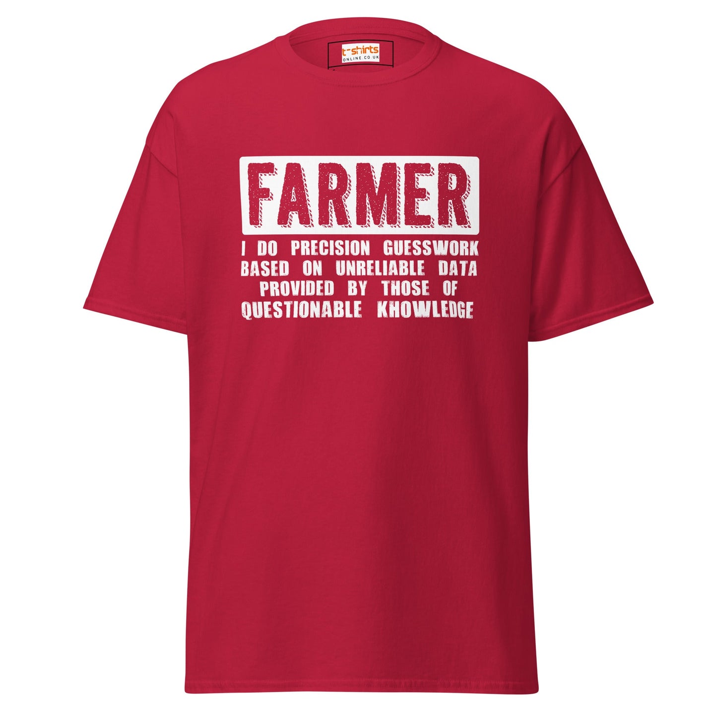 Farmer I Do | Farmer T-Shirt - Cardinal - T-Shirts Online