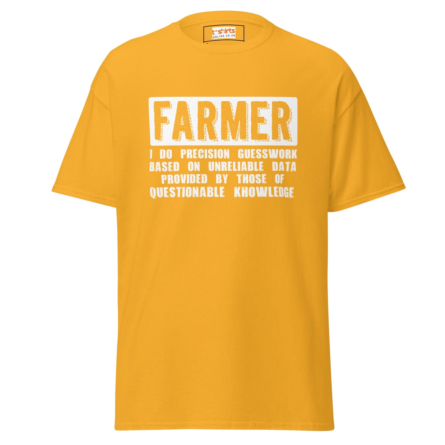 Farmer I Do | Farmer T-Shirt - Gold - T-Shirts Online