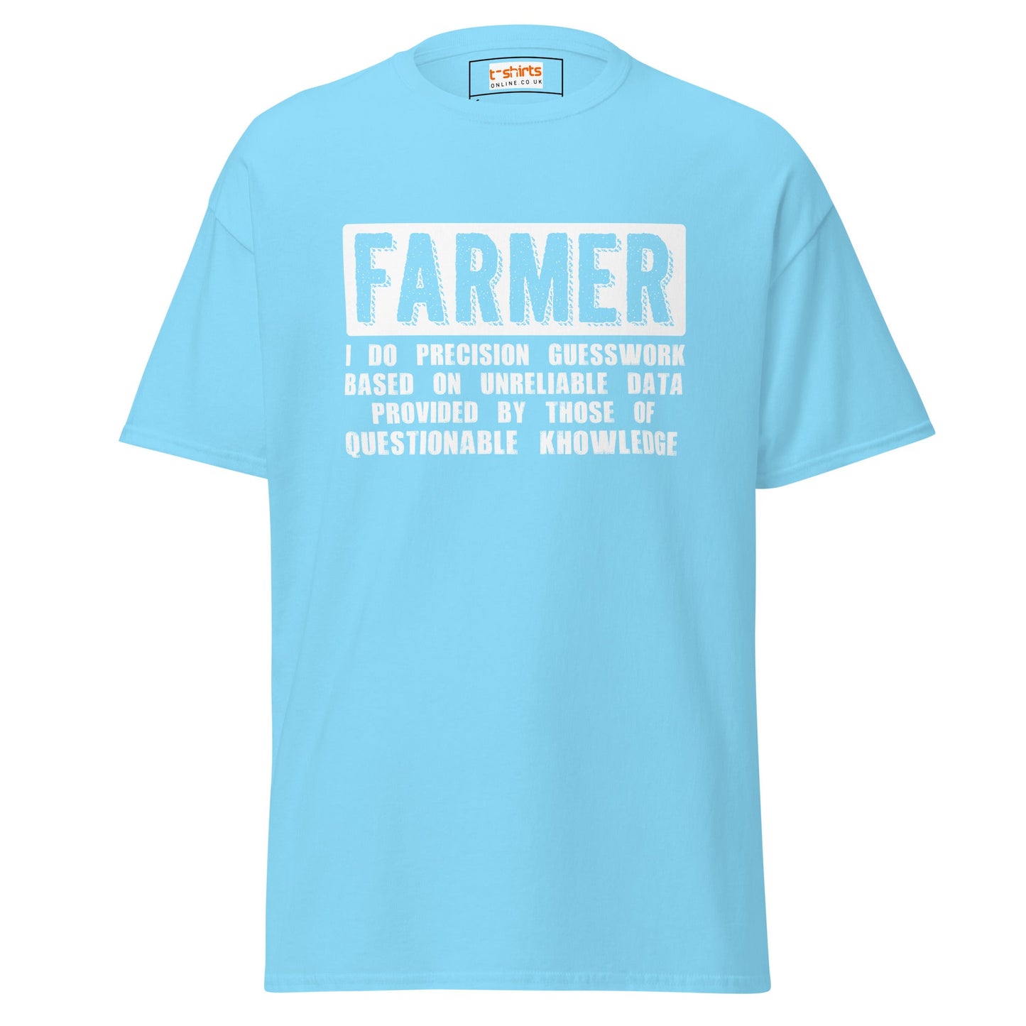 Farmer I Do | Farmer T-Shirt - Sky - T-Shirts Online