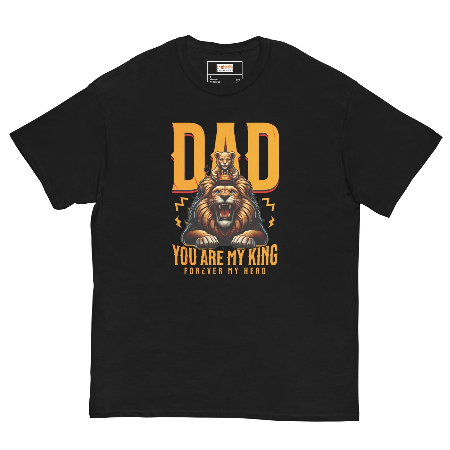 Fathers Day T-Shirt | Dad You Are My King - Black - T-Shirts Online