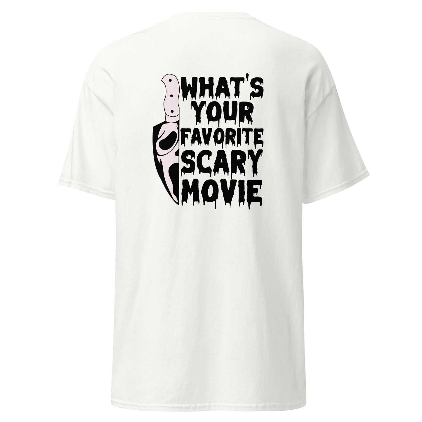 Favourite Horror Movie | Horror T-Shirt - White - T-Shirts Online