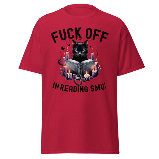 F#ck off I'm Reading Smut | Adult T-Shirt - Cardinal - T-Shirts Online