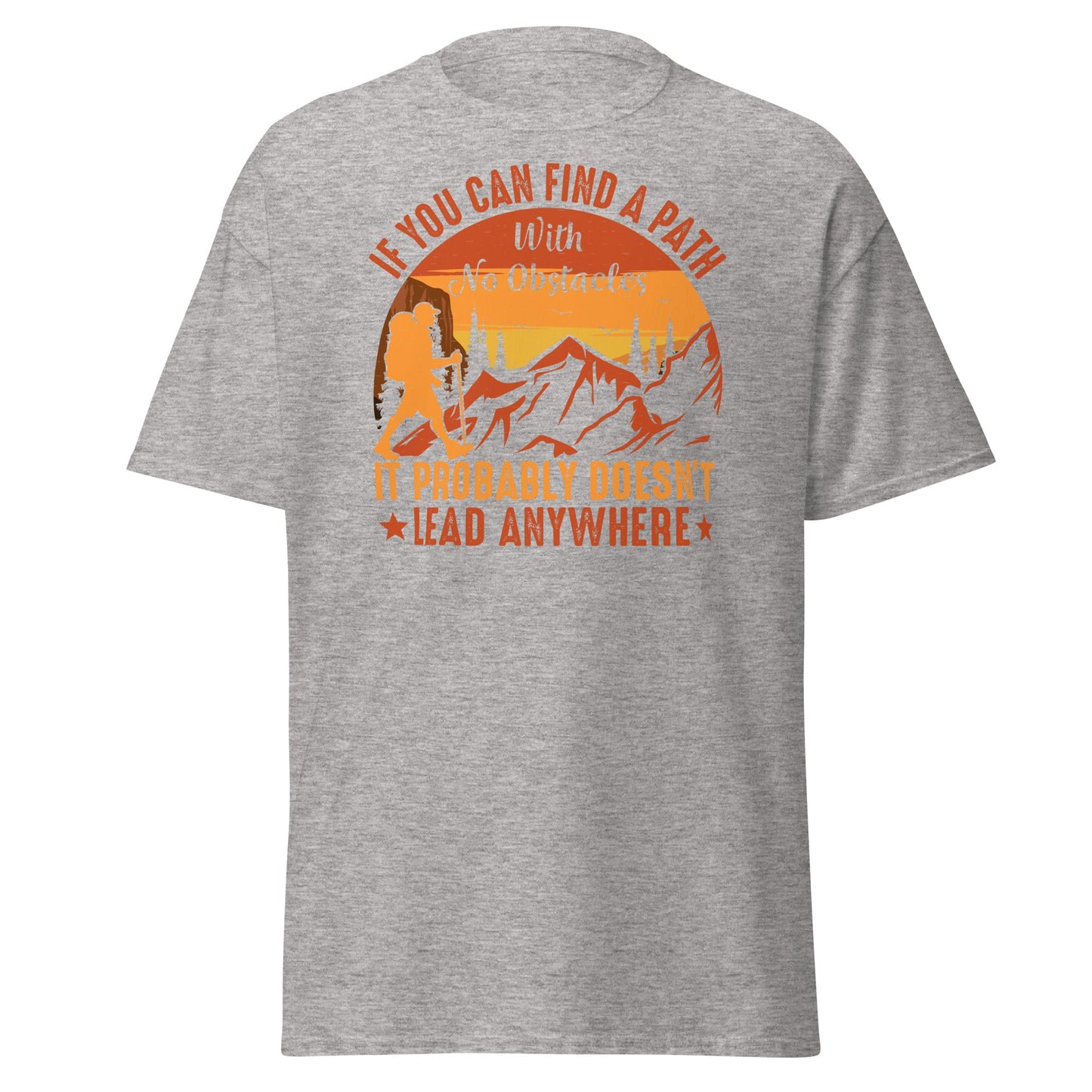 Find a Path | Hiking T-Shirt - Sport Grey - T-Shirts Online