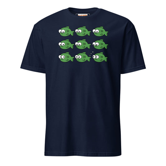 Fish Fart T-Shirt | Funny Aquatic Tee - Navy - T-Shirts Online