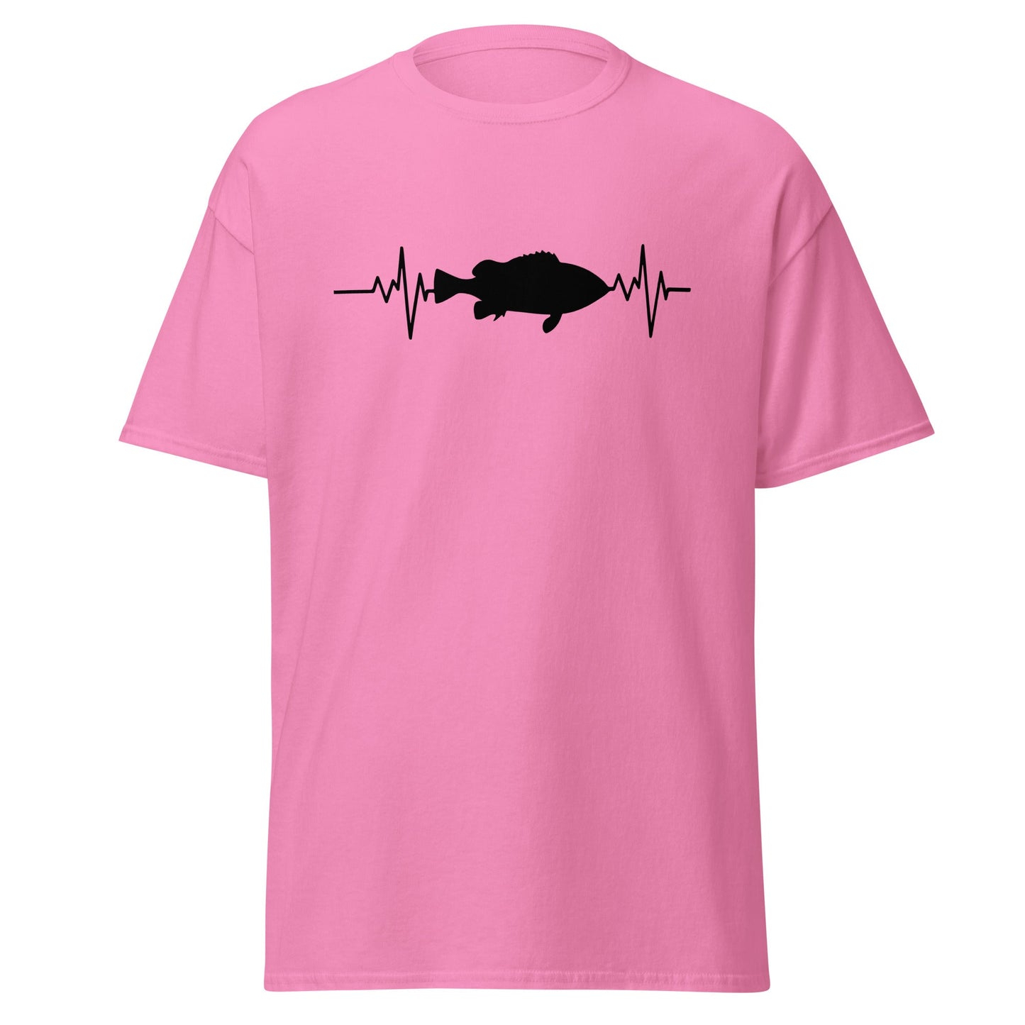Fishing Heartbeat | Fishing T-Shirt - Azalea - T-Shirts Online