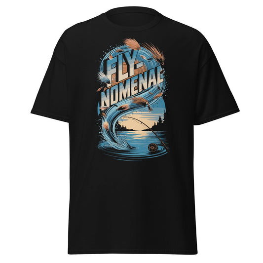 Fly Fishing | Fishing T-Shirt - Black - T-Shirts Online