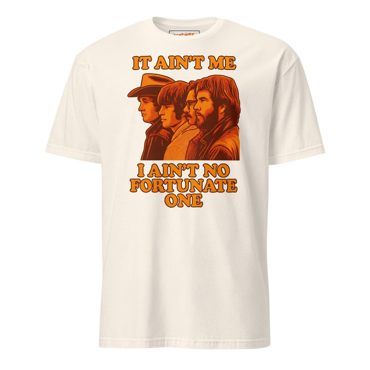 Fortunate Son T-Shirt | Creedance Clearwater Revival - Natural - T-Shirts Online