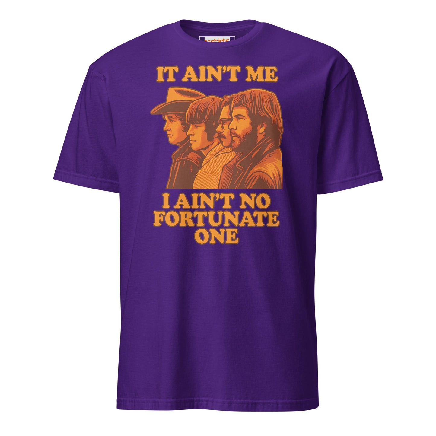 Fortunate Son T-Shirt | Creedance Clearwater Revival - Purple - T-Shirts Online