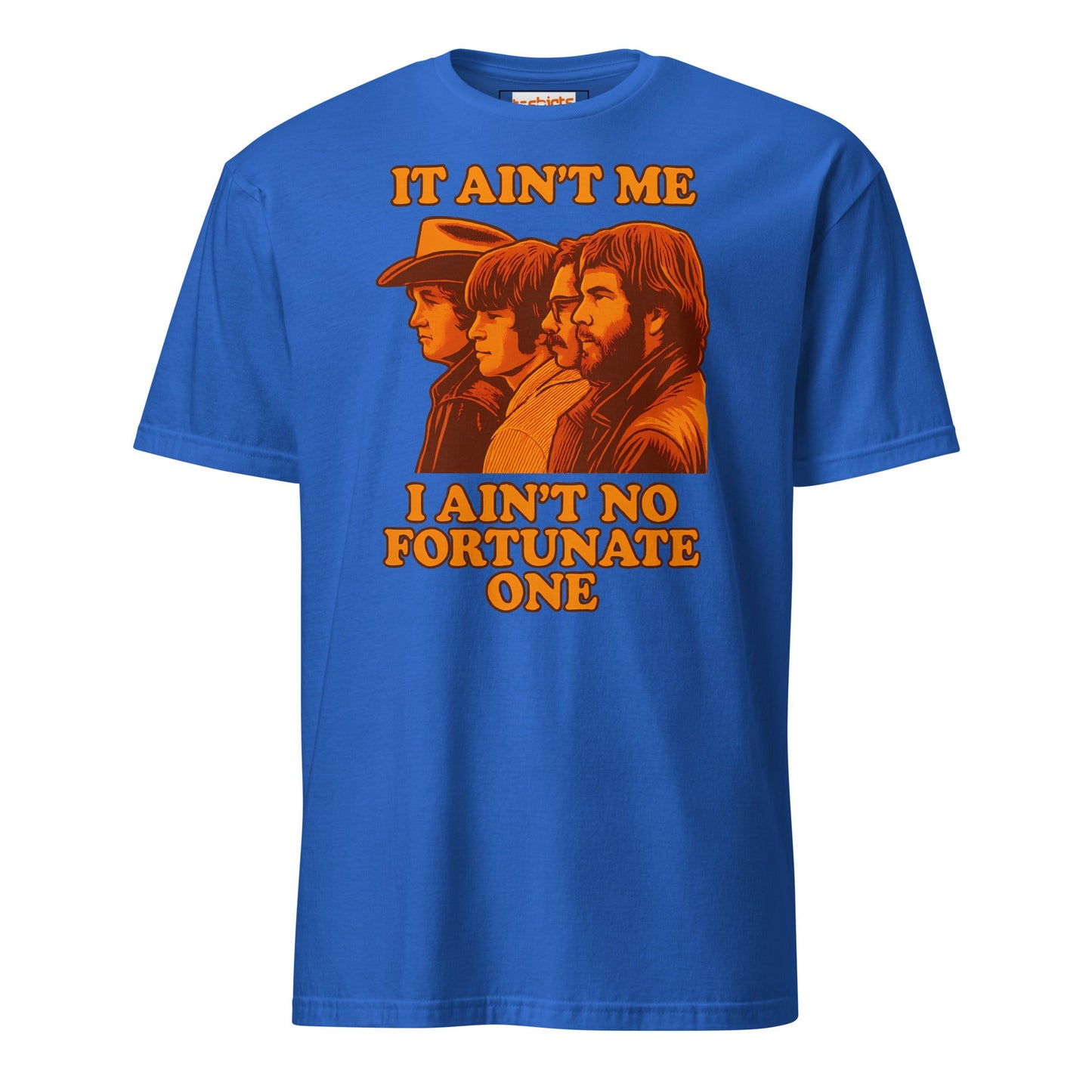 Fortunate Son T-Shirt | Creedance Clearwater Revival - Royal - T-Shirts Online