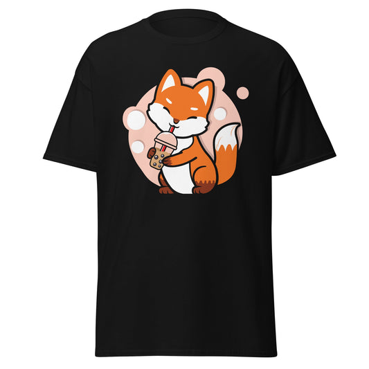 Fox Anime | Anime T-Shirt - Black - T-Shirts Online