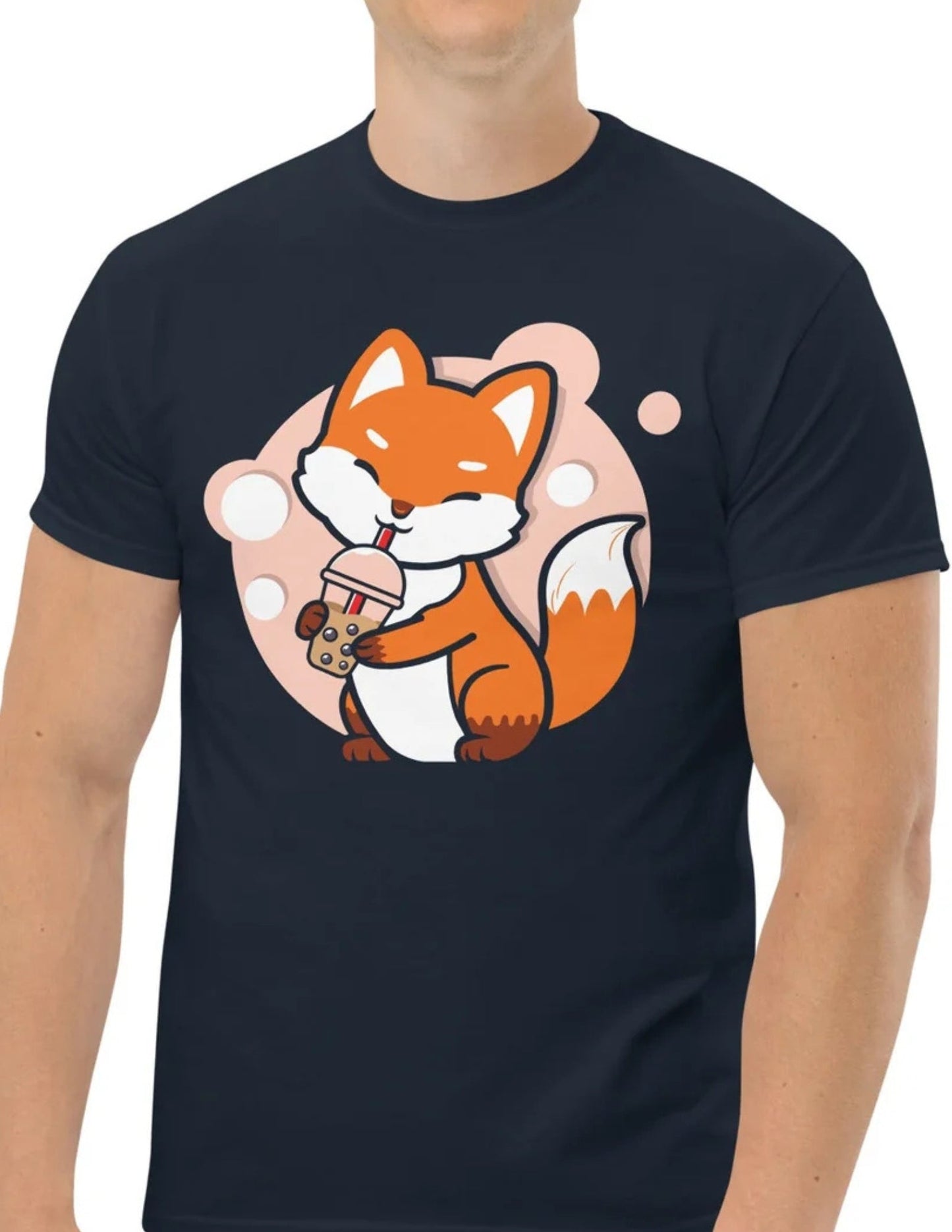Fox Anime | Anime T-Shirt - Black - T-Shirts Online