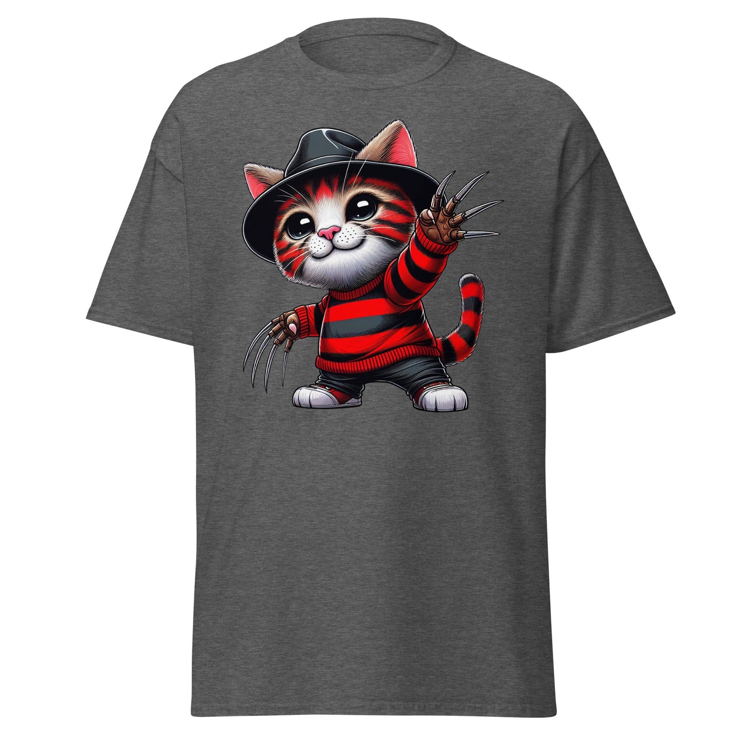 Freddie Cougar | Cat T-Shirt - Dark Heather - T-Shirts Online